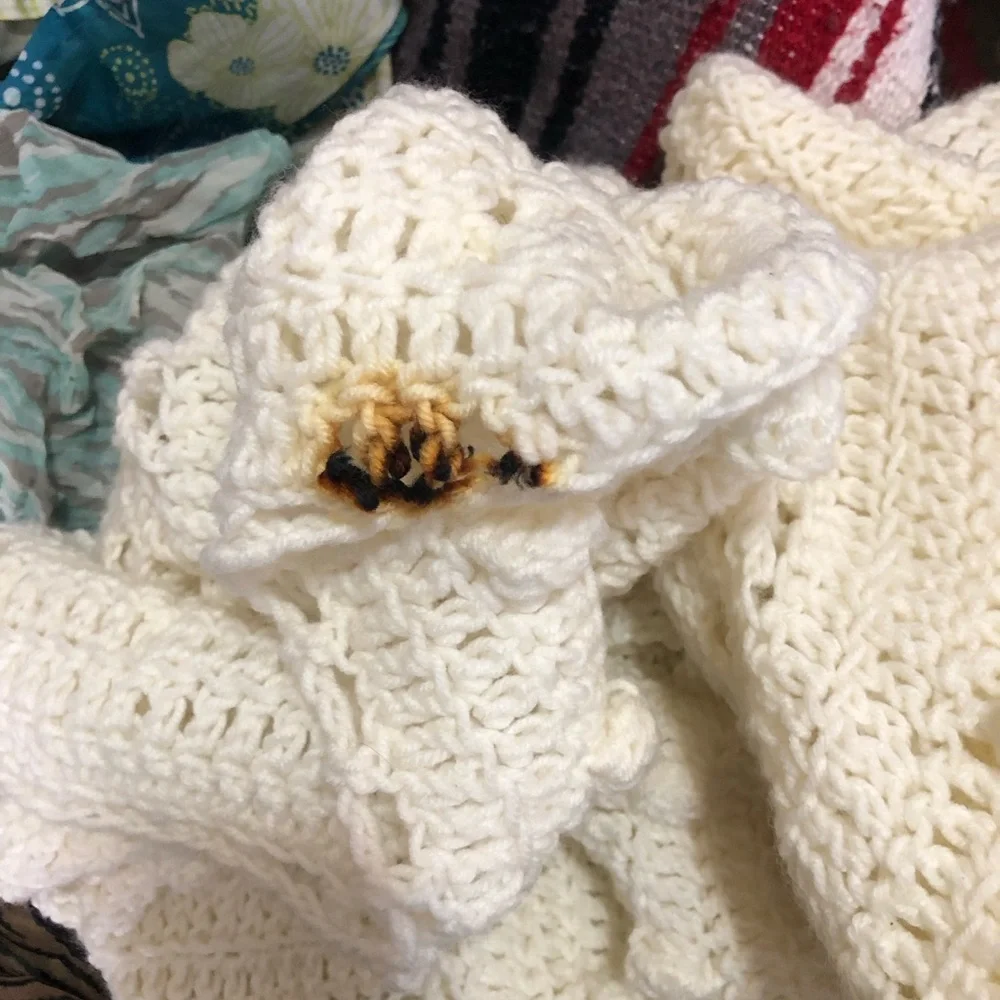 King size Handmade‎ Granny Square knitted crochet blanket